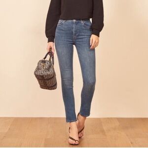 Reformation‎ Harper High Rise Skinny Jeans in Destin Size 25